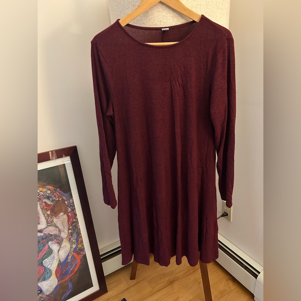 EUC Old Navy Soft Fleecy Swing Dress